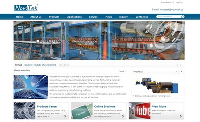 iBlueTrade藍色機械外貿(mào)企業(yè)英文網(wǎng)站模板